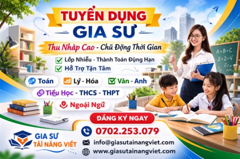 tuyển dụng việc làm gia sư tphcm